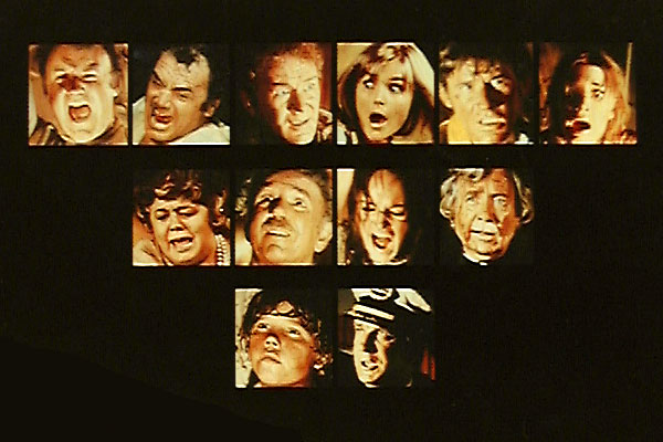 Cast of the Poseidon Adventure from the CED Caddy Label