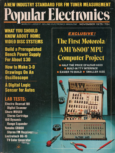 Altair 680 Computer In Popular Electronics