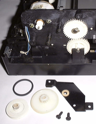 Function Motor Gear Train Disassembled
