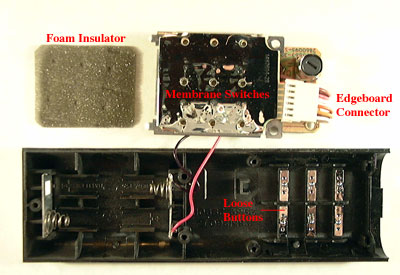 Circuit Board Removed From Upper Casing