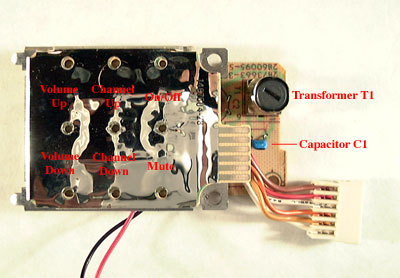 Close Up of Remote Control Circuit Board