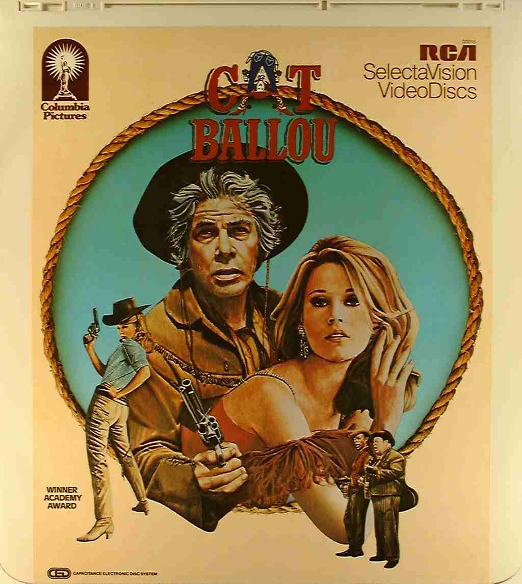 Cat Ballou {76476030155} U - Side 1 - CED Title - Blu-ray DVD Movie  Precursor