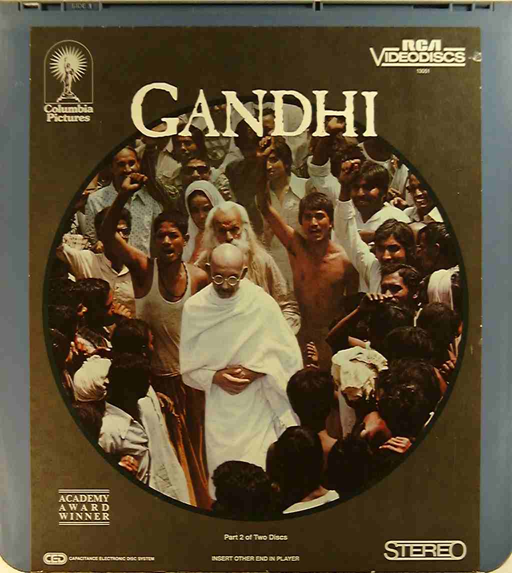 Gandhi (2)** {76476130510} C - Side 3 - CED Title - Blu-ray DVD Movie  Precursor