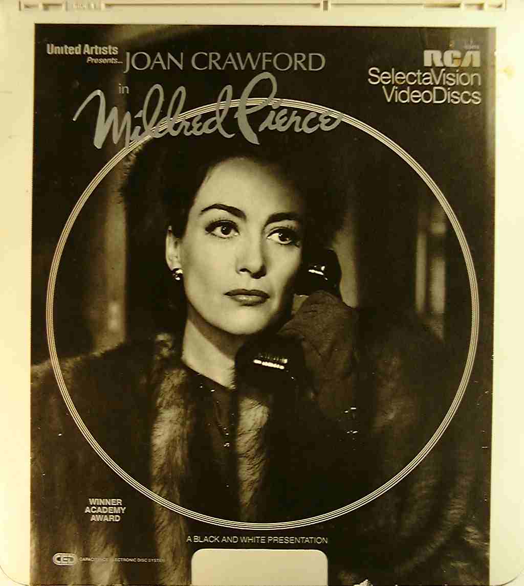 Mildred Pierce [RCA] {76476034146} U - Side 1 - CED Title - Blu-ray DVD  Movie Precursor