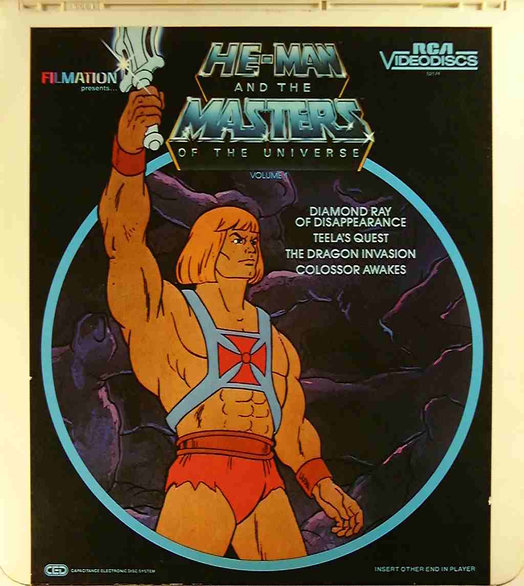 He-Man and the Masters of the Universe, Vol. 1 {76476021740} C - Side 1 -  CED Title - Blu-ray DVD Movie Precursor