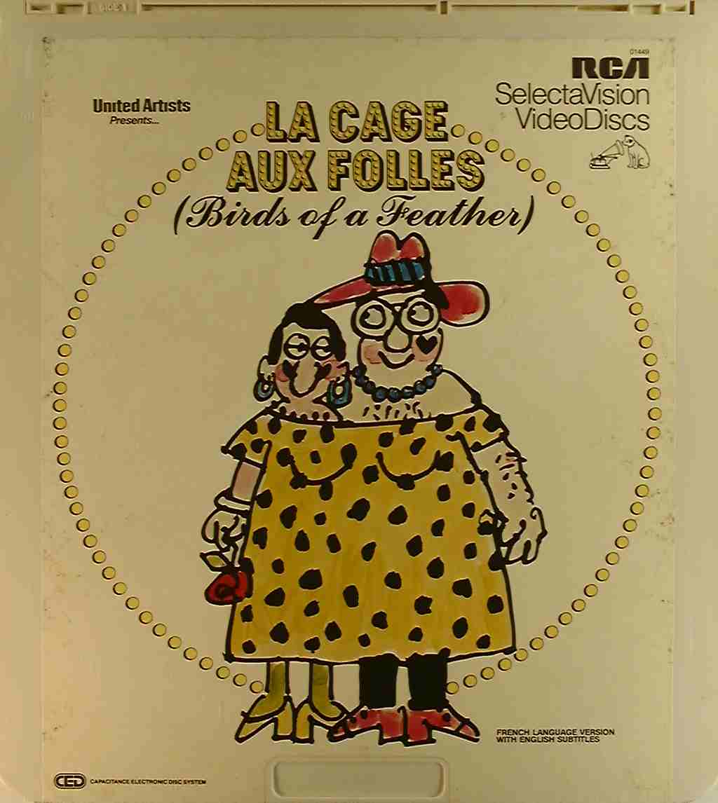 La Cage Aux Folles {76476014490} U - Side 1 - CED Title - Blu-ray ...