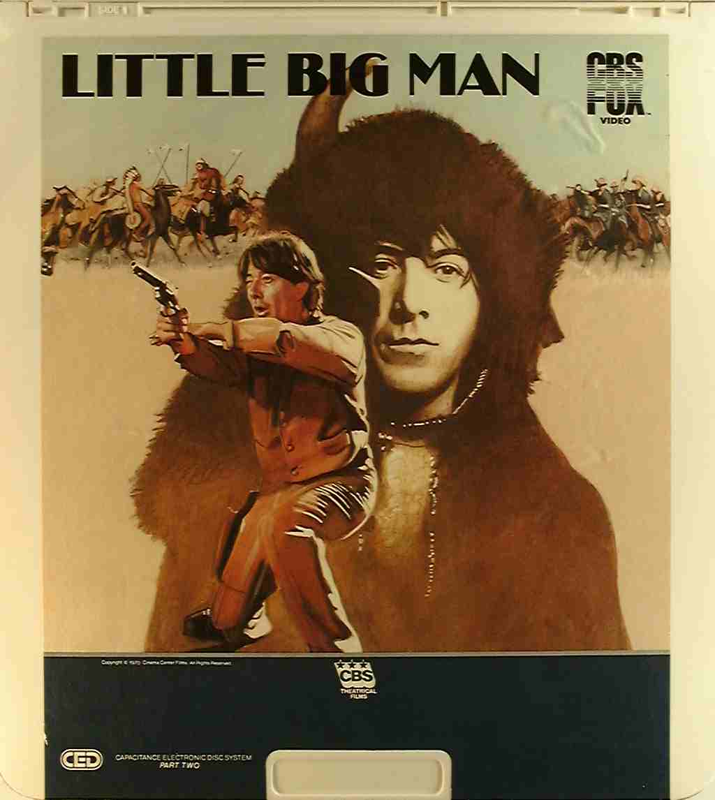 Little Big Man (2) {24543713098} U - Side 3 - CED Title - Blu-ray DVD Movie  Precursor