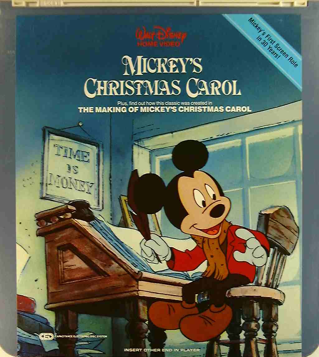 Mickeys Christmas Carol 76476107536 U Side 1 Ced Title Blu