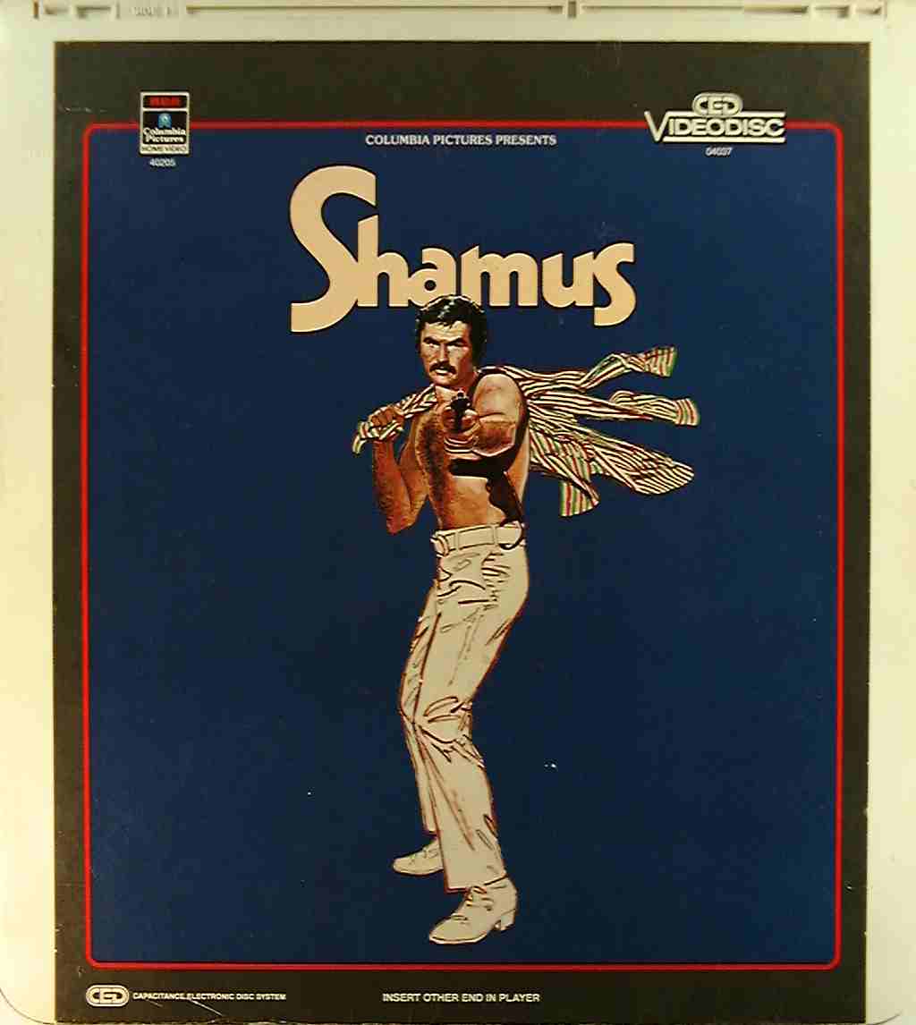 Shamus {76476040376} R - Side 1 - CED Title - Blu-ray DVD Movie Precursor