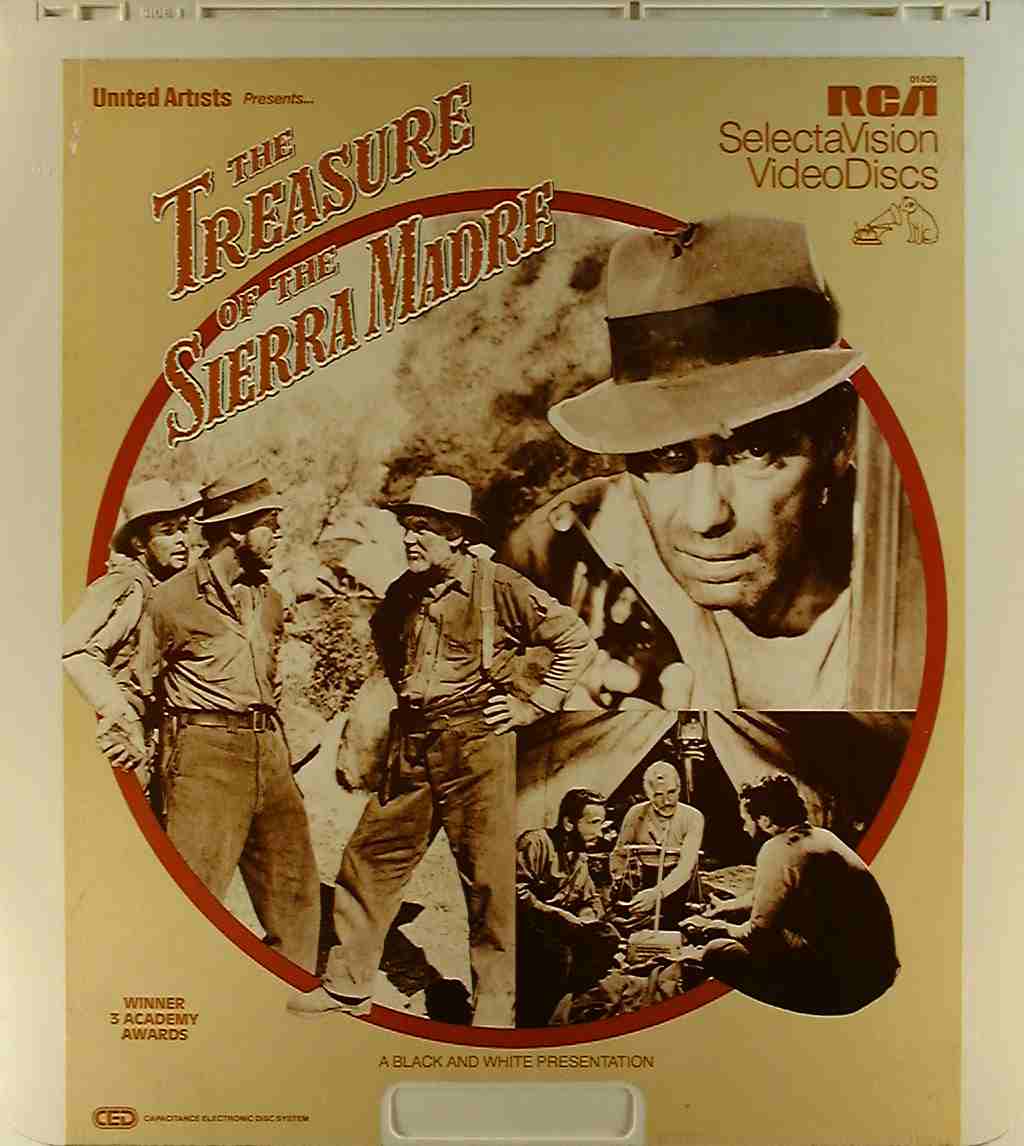 Treasure of the Sierra Madre, The {76476014308} U - Side 1 - CED Title ...